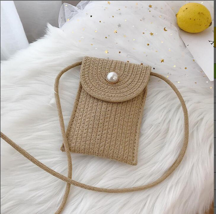 Handy bag in woven design Stornfield