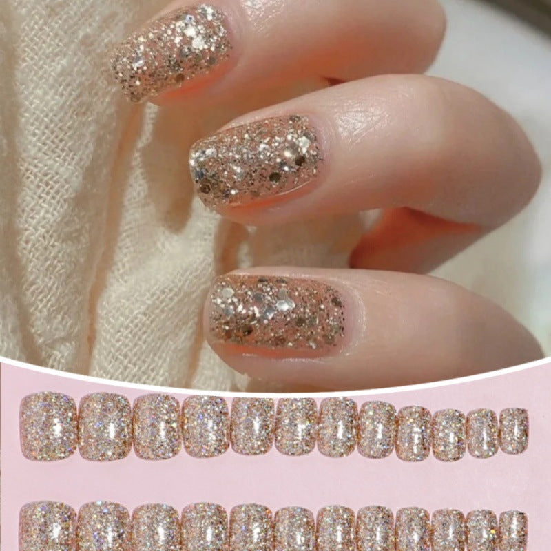 DIY Glitter Effect Press-On Nail Set Stornfield