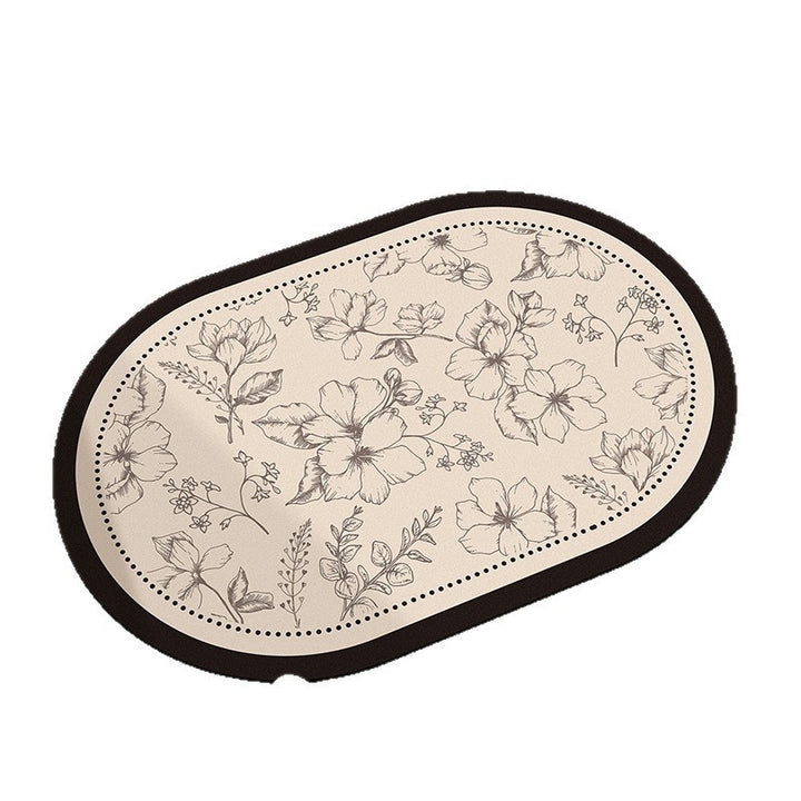 Floral-Printed Bath Runner Stornfield