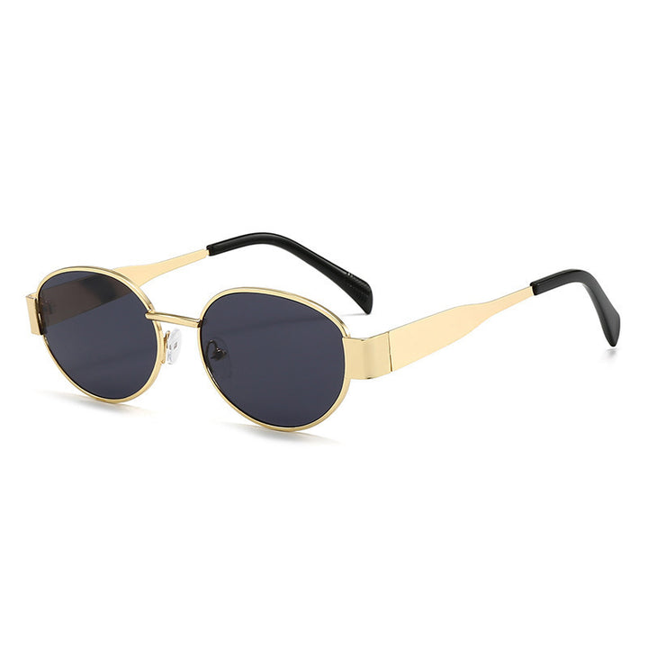 Ladies fashionable sunglasses with elegant metal frame Stornfield