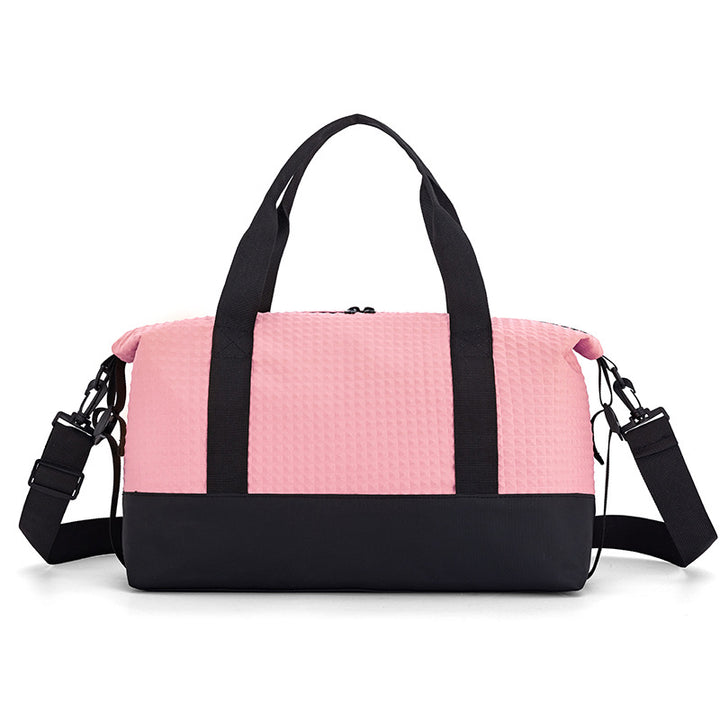 Textured Fabric Travel Duffle Bag Stornfield