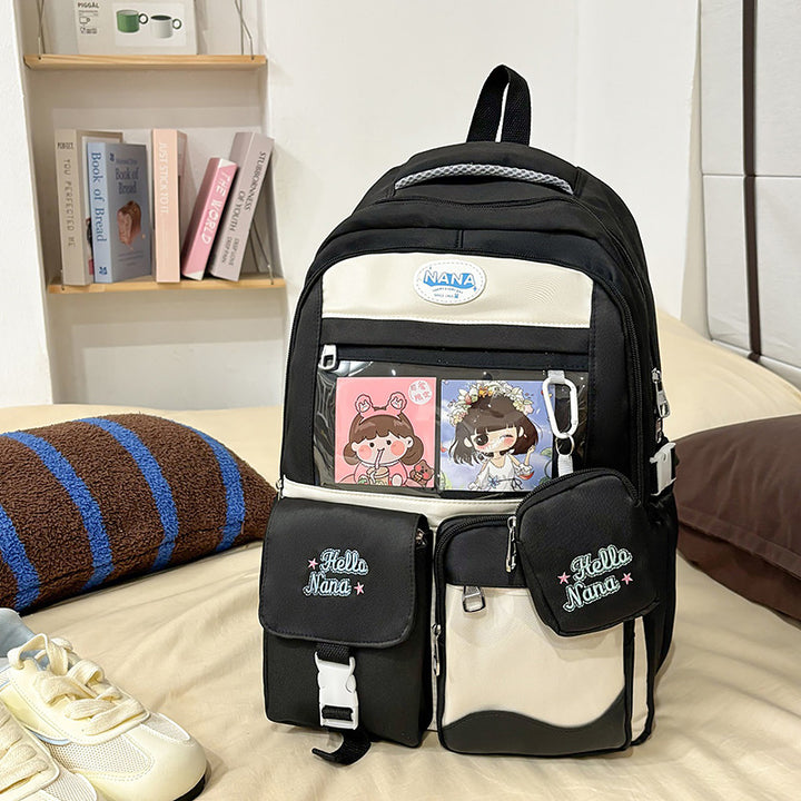 Cartoon Character Print Backpack