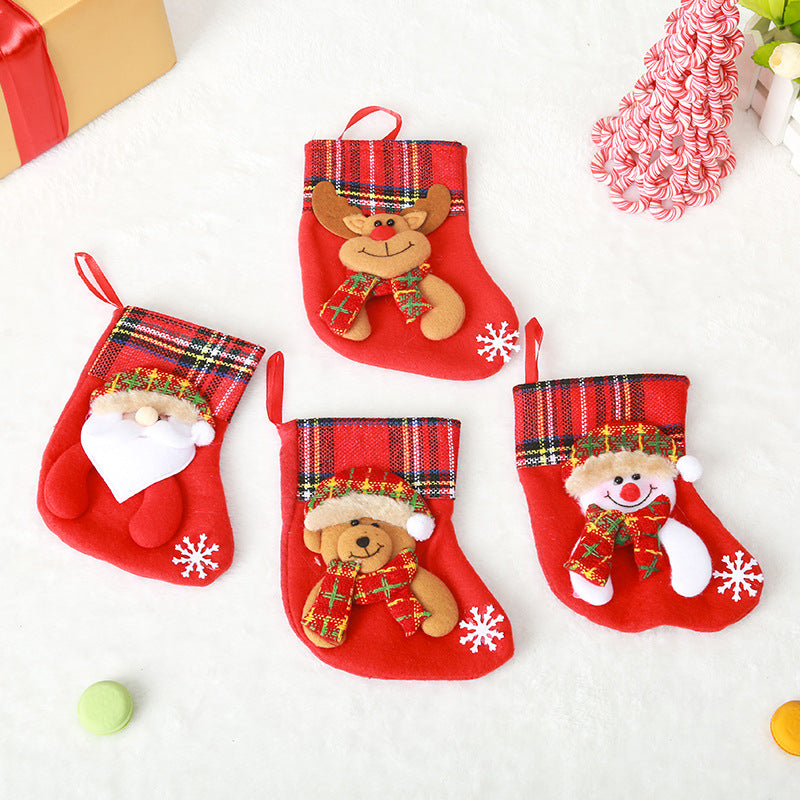 Cute Christmas stocking with reindeer motif Stornfield