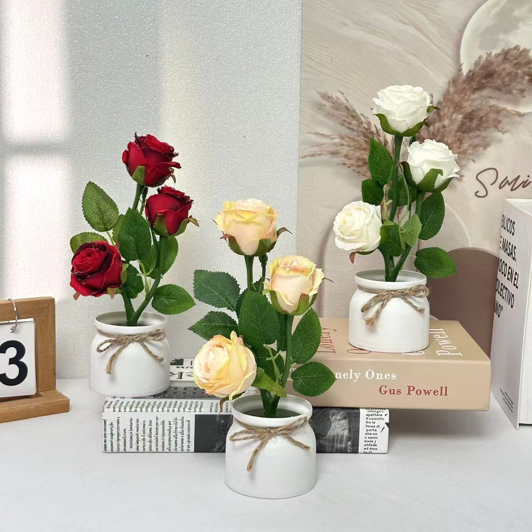 Lifelike Decorative Floral Arrangement