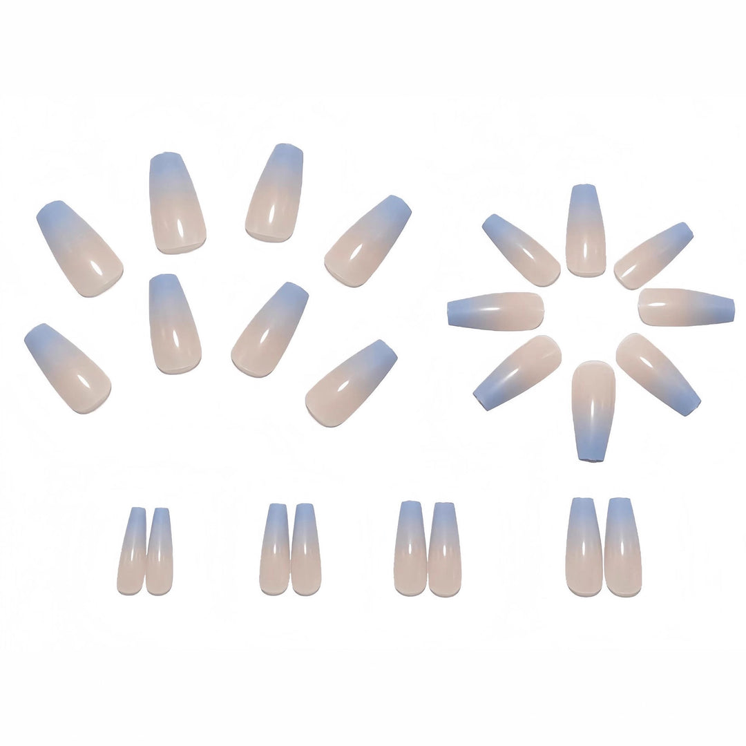 Elegant Artificial Nails in Modern Ombre Design Stornfield