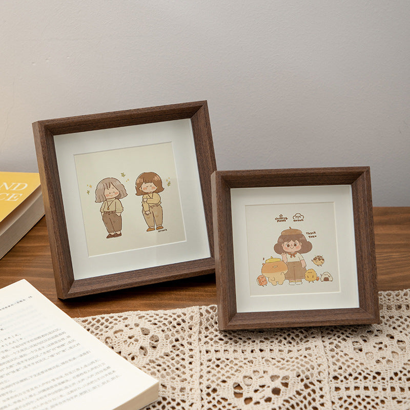Charming Illustrated Art Display Frame for Home
