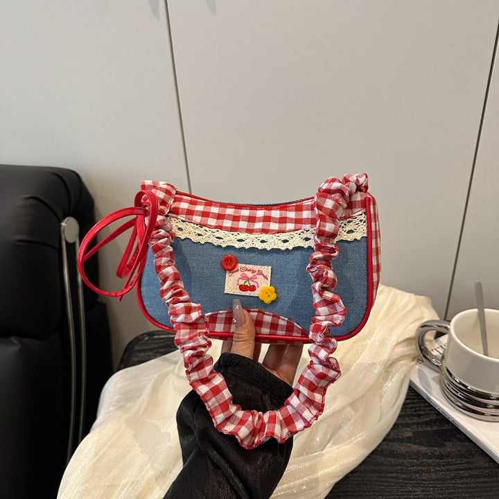 Retro Gingham Mini Crossbody Bag Stornfield