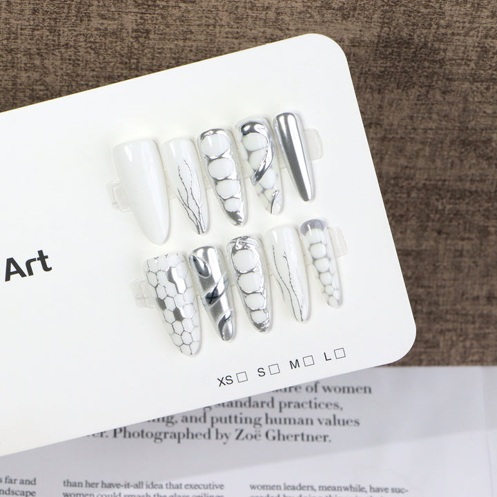 Elegant Stiletto Press-On Nail Set Stornfield