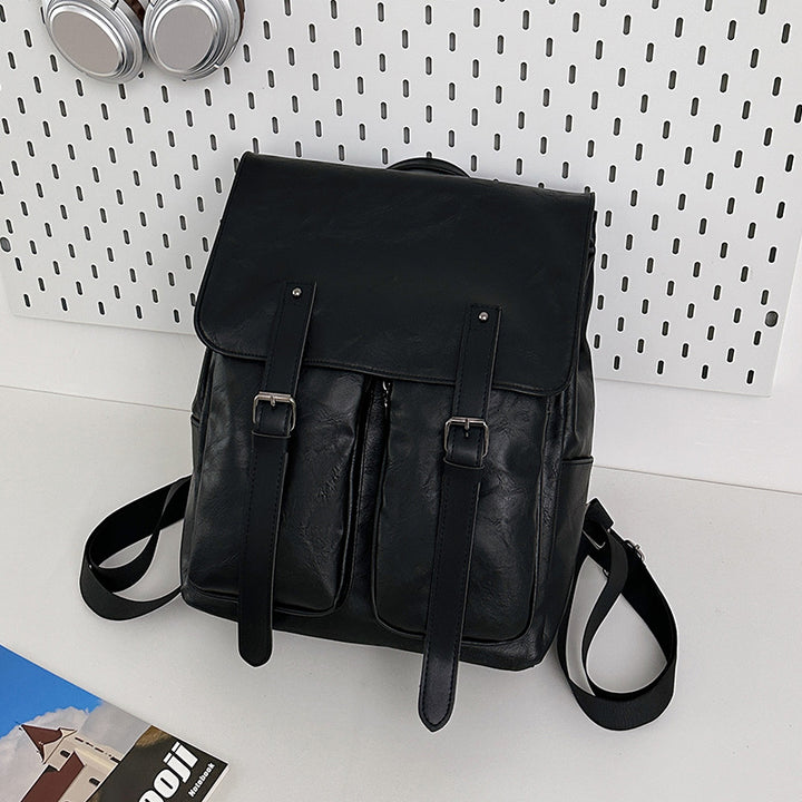 Vintage Leather Drawstring Backpack Stornfield