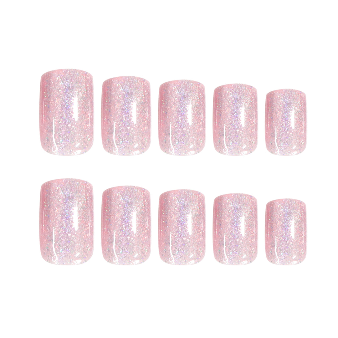 Elegant Nail Art with Glitter and Ombre Effect Stornfield