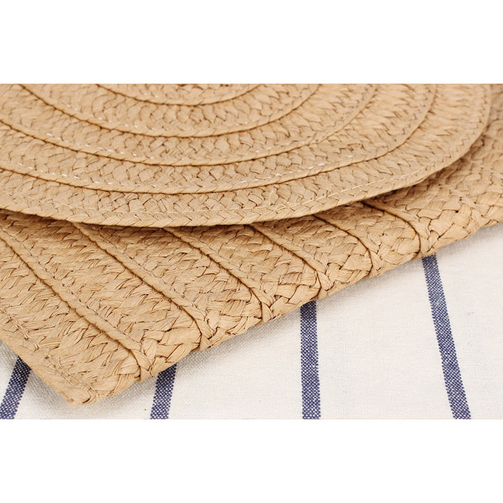 Fashionable Shoulder Bag Made of Braided Straw Stornfield