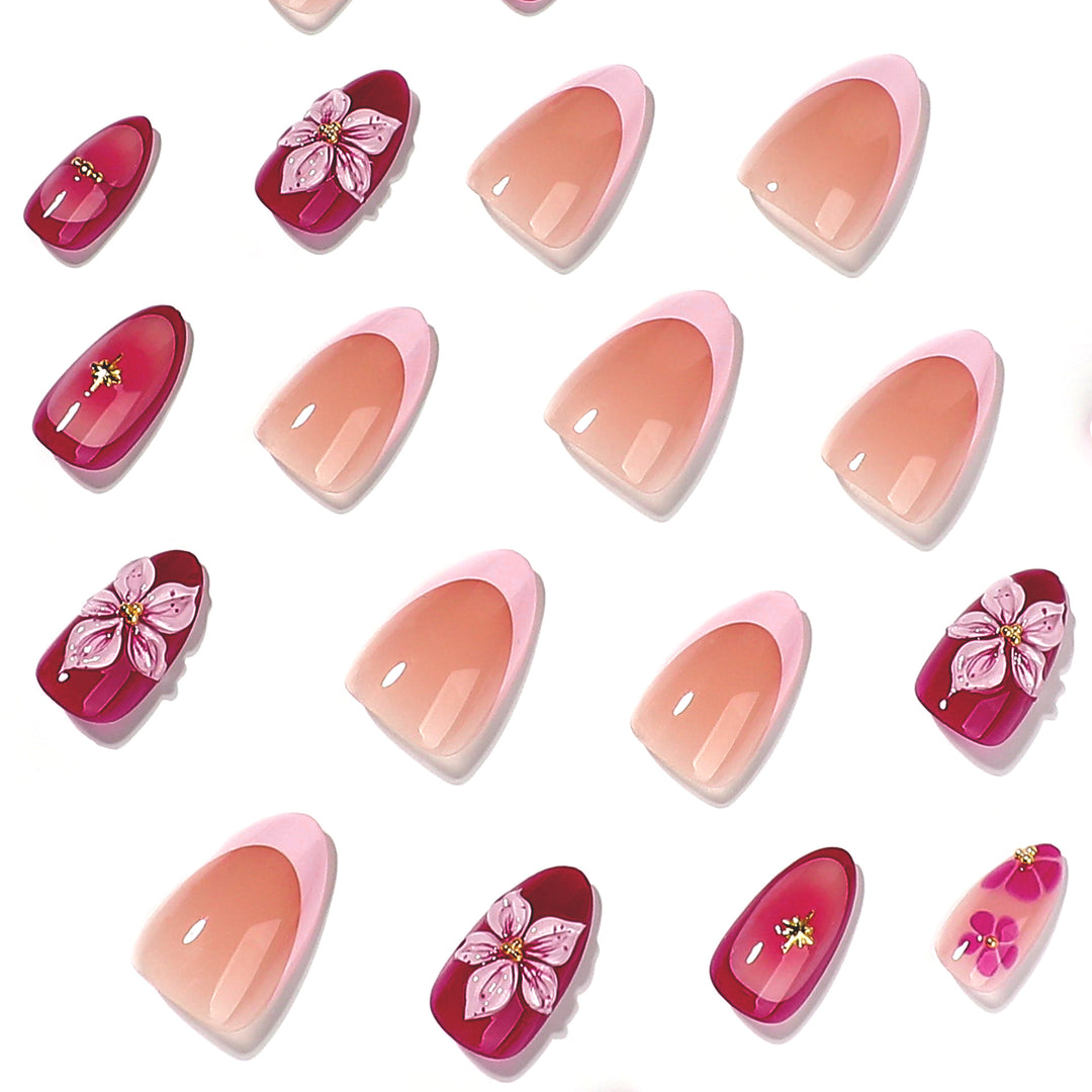 Artificial Nail Art with Flower Design Stornfield