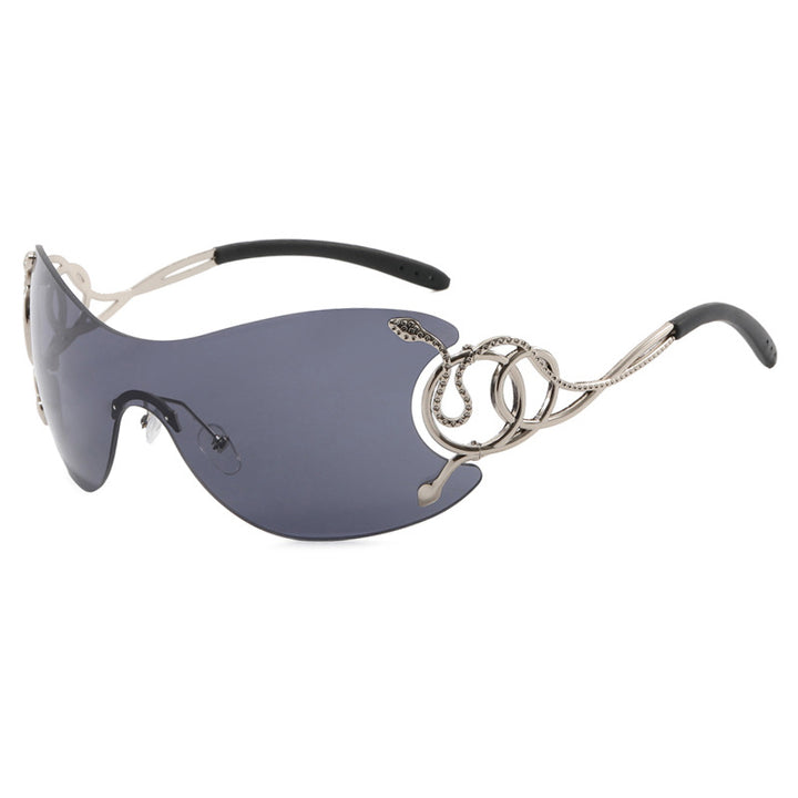 Women’s futuristic sunglasses with playful design Stornfield