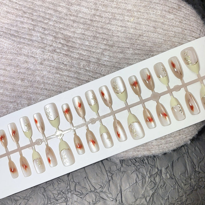 Premium Gem-Embellished Press-On Nail Set