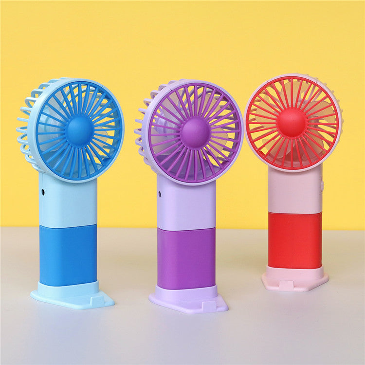Unisex Portable Hand Fan in Playful Cat Design Stornfield