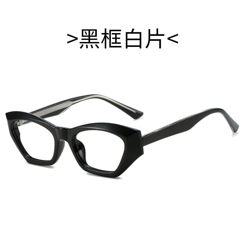 Ladies Cat-Eye Sunglasses with Modern Transparent Accents Stornfield