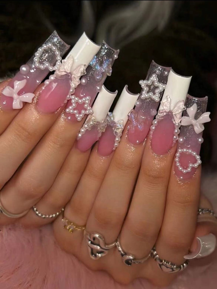Fashionable Acrylic Nail Art Enhancements Stornfield