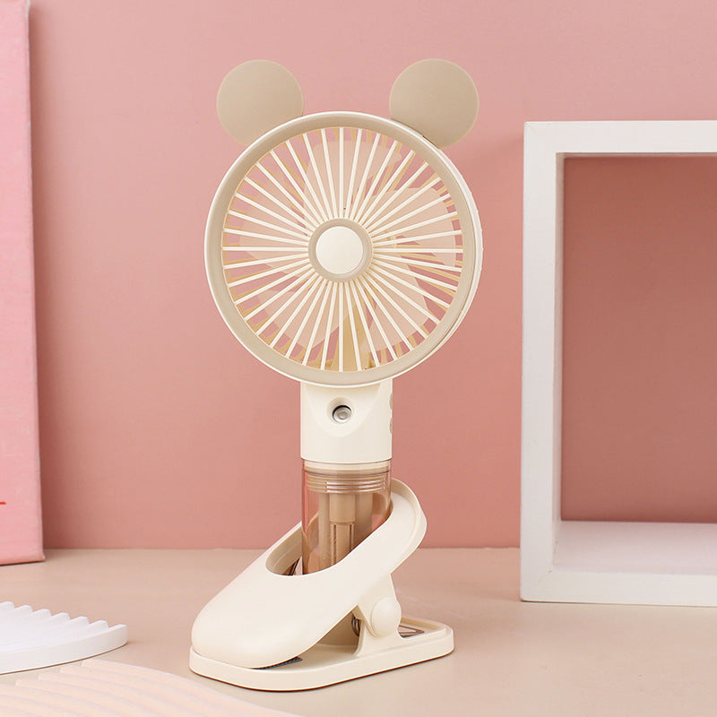 Women Portable Mini Fan with Spray Function Stornfield