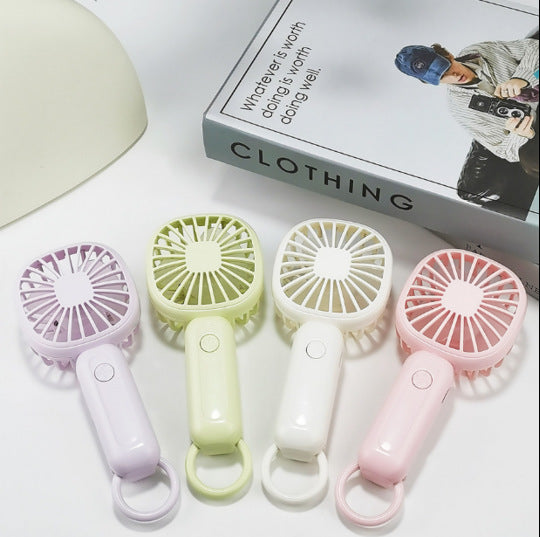 Portable Flower-Themed Handheld Cooling Fan Stornfield
