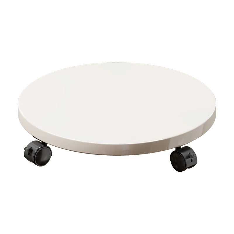 Rolling Wooden Bottle Dolly with Smooth Swivel Casters