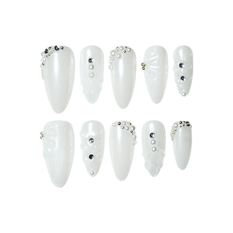 Elegant Rhinestone-Embellished Nail Tips Stornfield