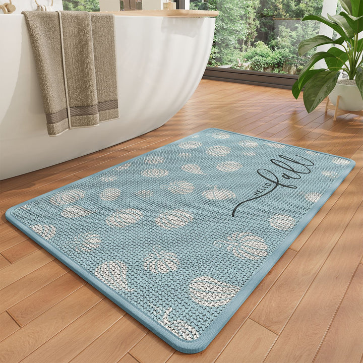Decorative Plush Bath Mat