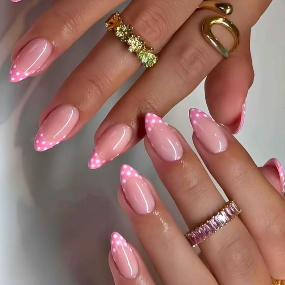 Stylish French Tip Nail Extensions