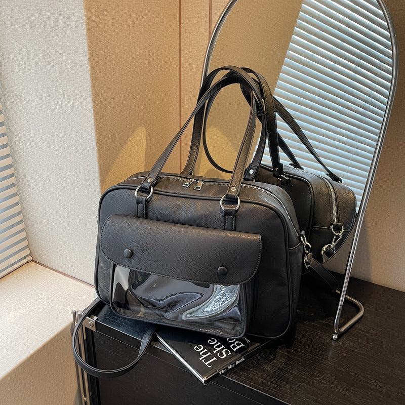 Elegant shoulder bag with multifunctional compartments Stornfield