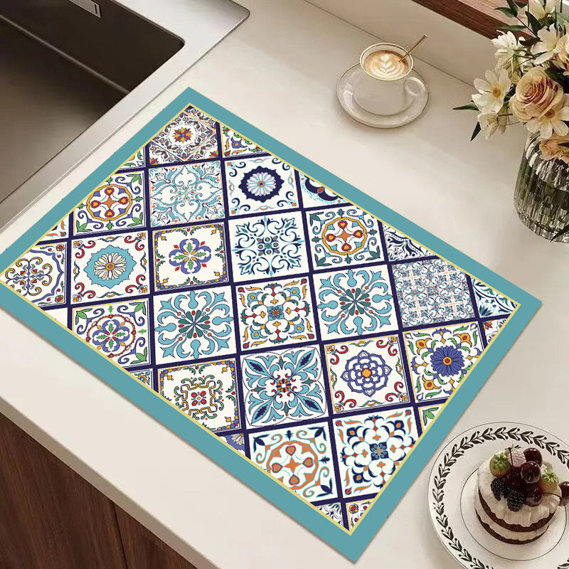 Playful Textured Kitchen Mat Stornfield
