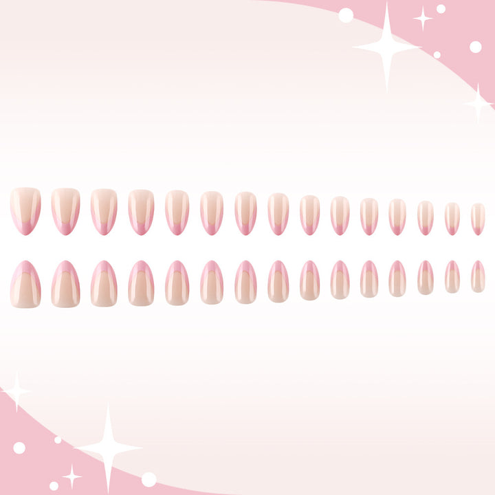 Elegant French Tip Gel Nail Art Stornfield