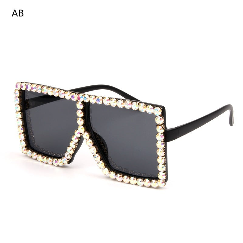 Women's oversized sunglasses with sparkly crystal frame Stornfield