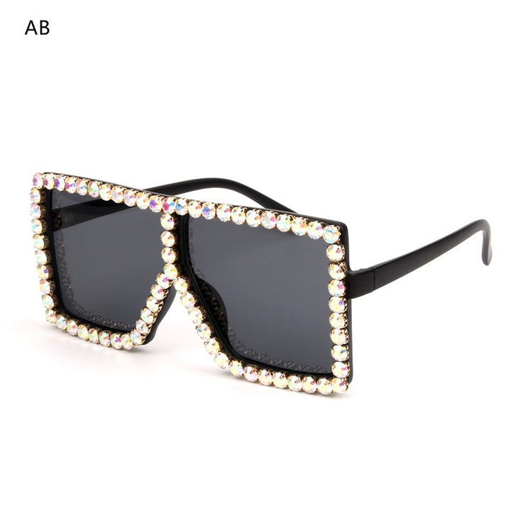 Women's oversized sunglasses with sparkly crystal frame Stornfield