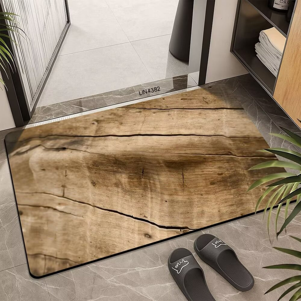 Textured Geometric Area Mat Stornfield