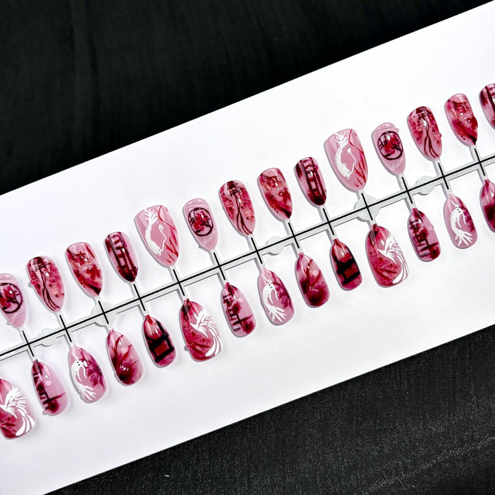 Artistic Themed Press-On Nail Set 1790745551