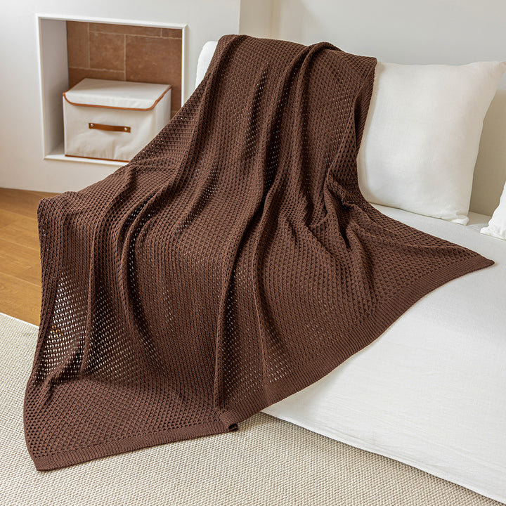 Lightweight Woven Throw Blanket