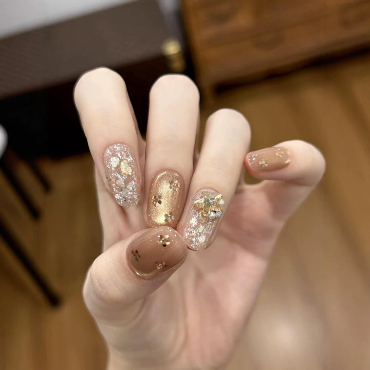 Decorative Glitter Nail Art Extensions