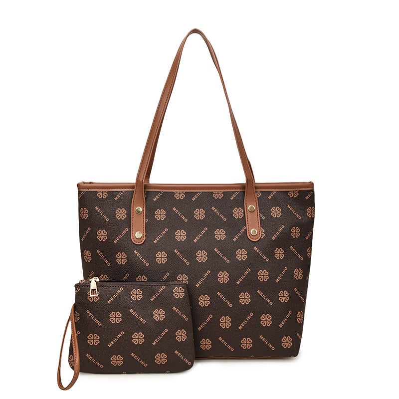 Chic Two-Piece Tote and Pouch Set