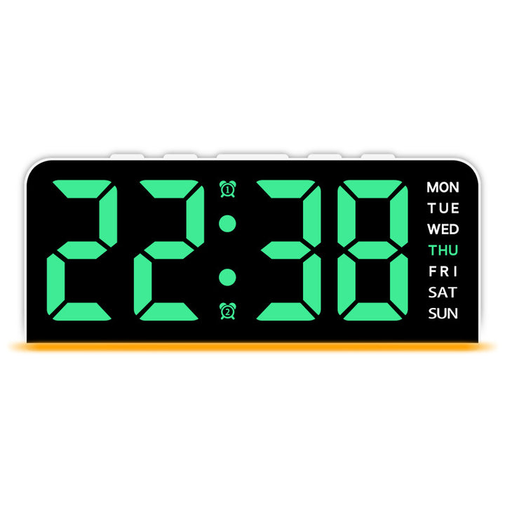 Digital LED alarm clock with color change Stornfield