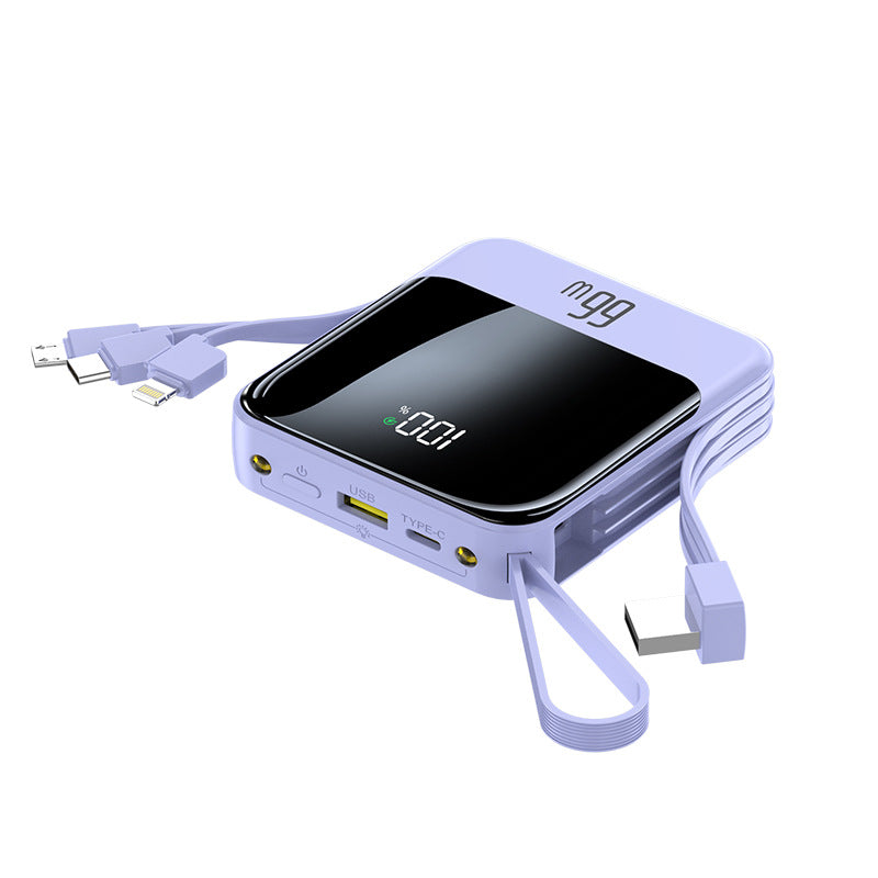 Portable Powerbank with Intelligent Cable Management and Digital Display Stornfield