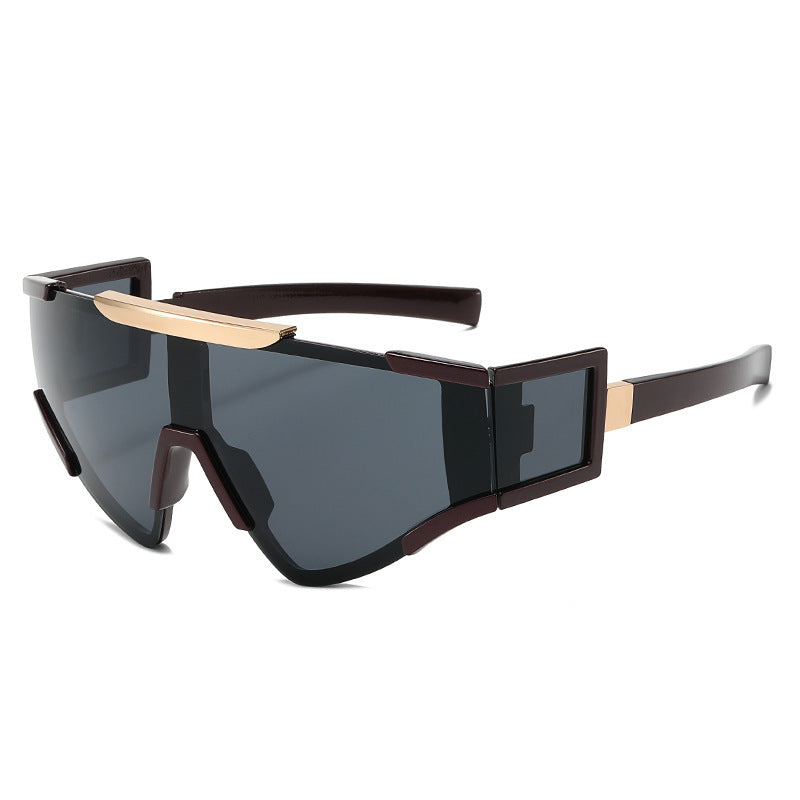 Men's Futuristic Shield Sunglasses Stornfield