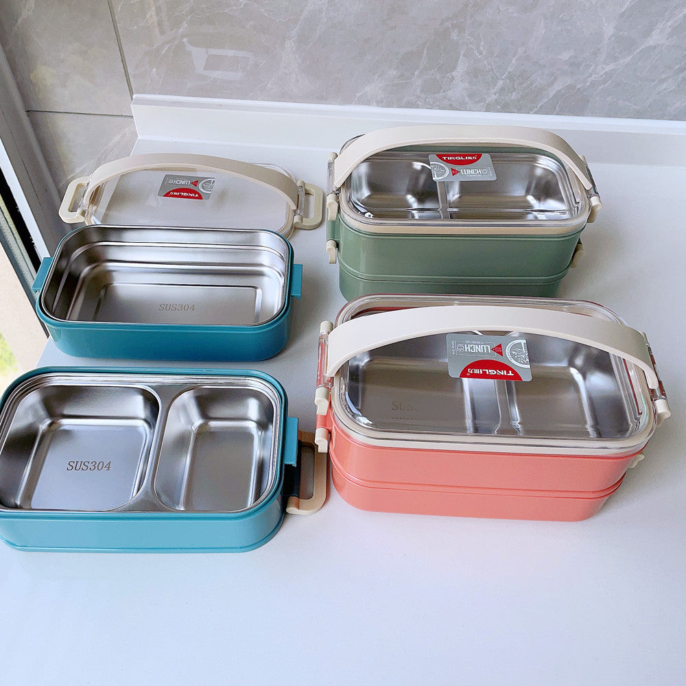 Premium Stainless Steel Multi-Compartment Food Storage