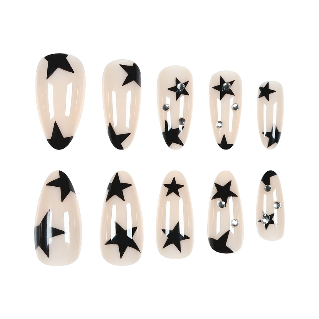 Star-Accented Stiletto Press-On Nails Stornfield