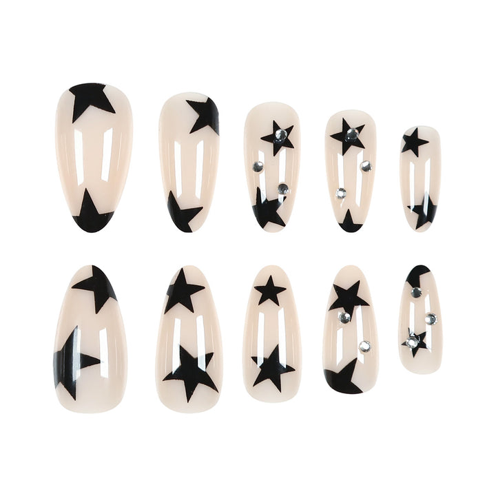 Star-Accented Stiletto Press-On Nails Stornfield