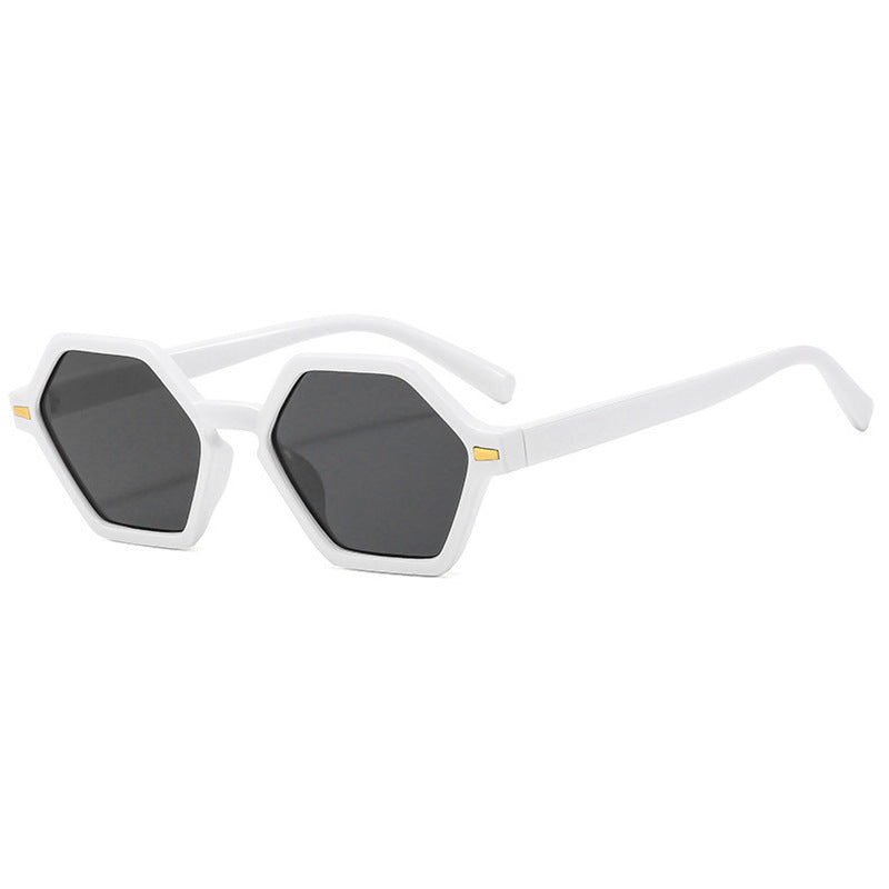 Women's hexagonal sunglasses with fashionable design and UV protection Stornfield
