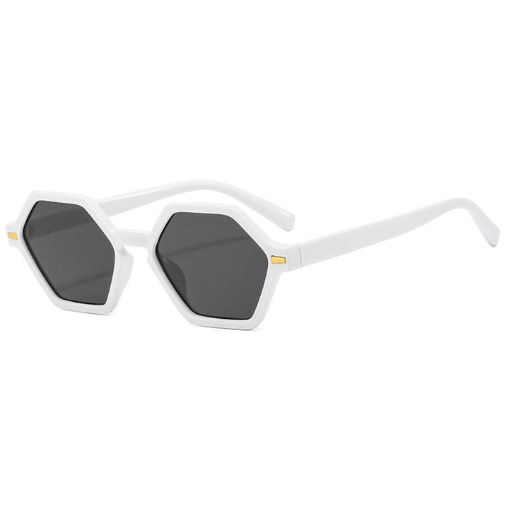 Women's hexagonal sunglasses with fashionable design and UV protection Stornfield