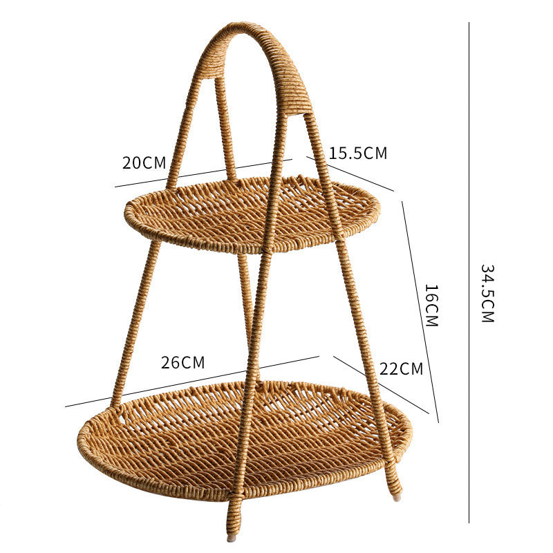 Handcrafted Woven Serving Basket Stornfield