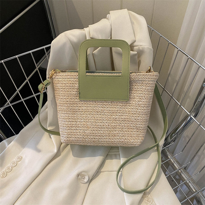 Modern Textured Woven Handheld Bag Stornfield