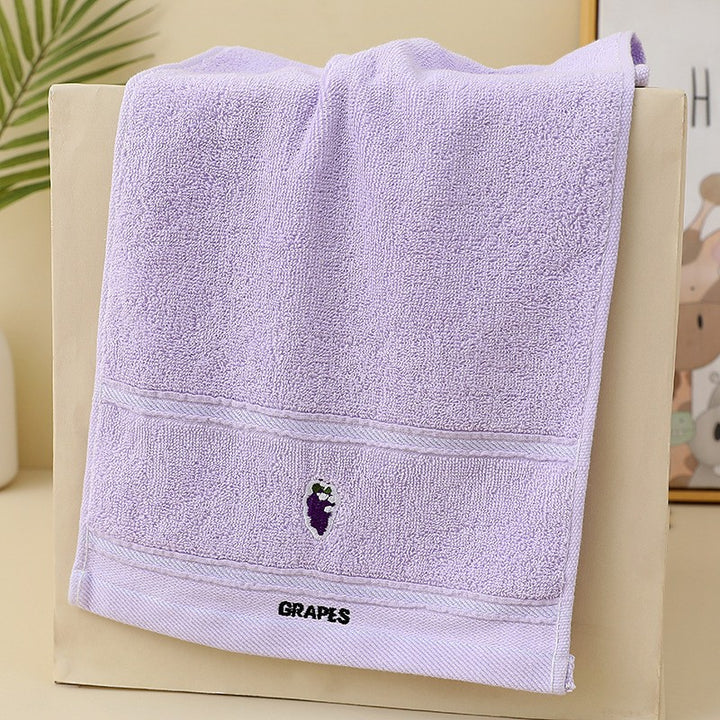 Ladies cotton towel with fresh pear motif Stornfield
