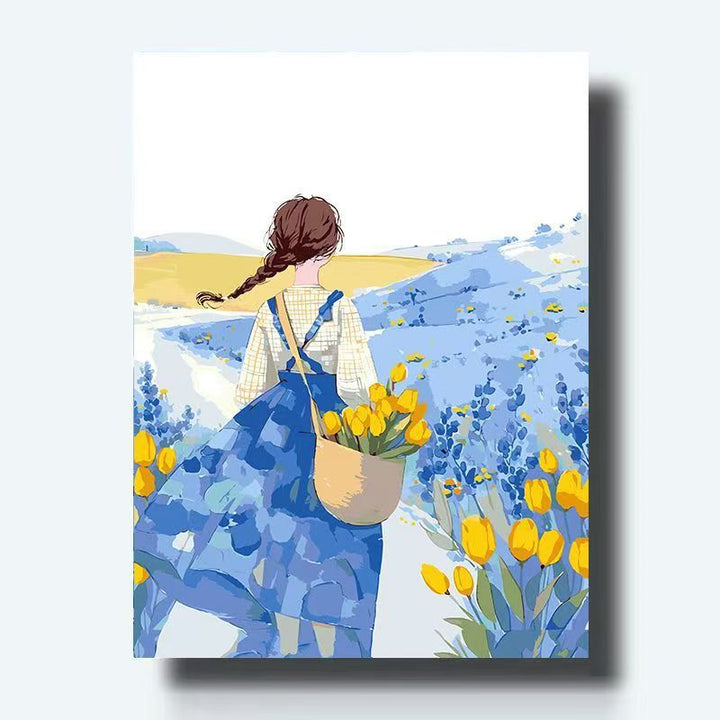 Artistic Floral Canvas Print Stornfield