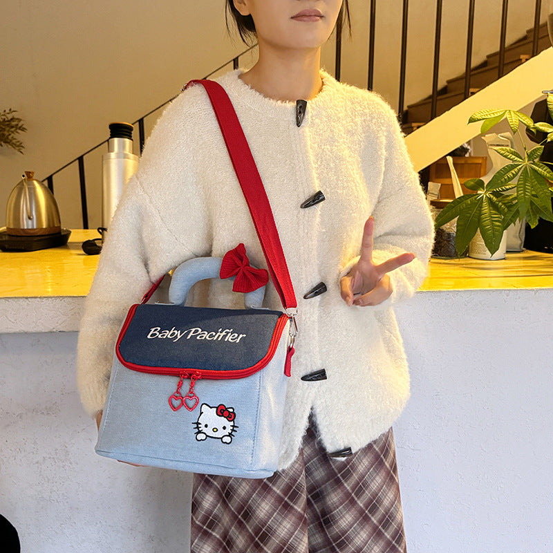 Stylish Denim Pacifier Bag Stornfield